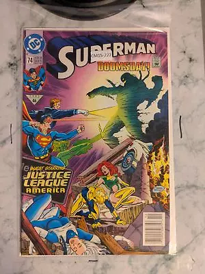 Buy Superman #74 Vol. 2 7.5 Newsstand Dc Comic Book Cm15-222 • 6.39£