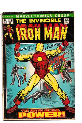 Buy Iron Man #47 1972 Marvel Comics Origin Of Iron Man Retold • 134.24£
