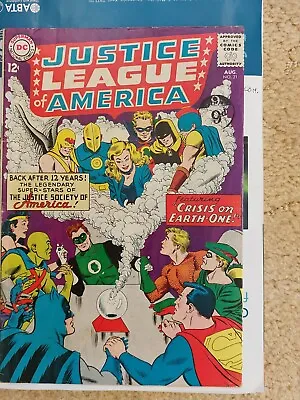 Buy Justice League Of America Number 21 In Vg+ Crisis On Earth One • 100£
