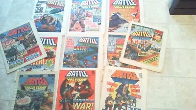 Buy Vintage Battle Action Comics -1979-80 -job Lot -war Dog -charleys War -the Sarge • 8.99£