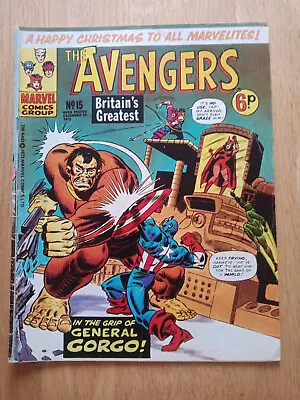 Buy MARVEL UK: The AVENGERS # 15 - 1973 - Capt. America - Dr. Strange - FN/VF • 4.99£