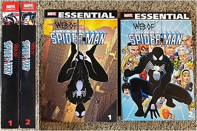 Buy Essential Web Of Spider-Man TPB Set Vol 1 2 - Marvel Kraven's Last Hunt B&W 32 • 55.20£