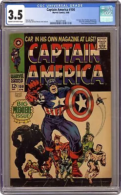 Buy Captain America #100 CGC 3.5 1968 3822471005 • 304.38£