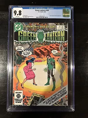 Buy Green Lantern #180 CGC 9.8 (DC 1984)  WP!  Justice League Of America! • 107.94£