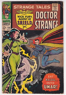 Buy Strange Tales #150 Good-Very Good 3.0 Nick Fury SHIELD Doctor Strange 1966 • 14.38£