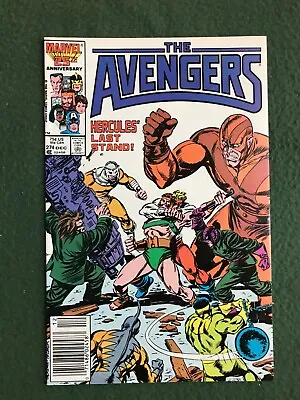 Buy Avengers #274 Marvel Comics Copper Age Captain America Thor Iron Man Vf/nm • 4.80£