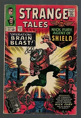 Buy Marvel Comics Strange Tales 141 VG 4.0 S.H.I.E.L.D Brain Blast 1966 • 20.99£