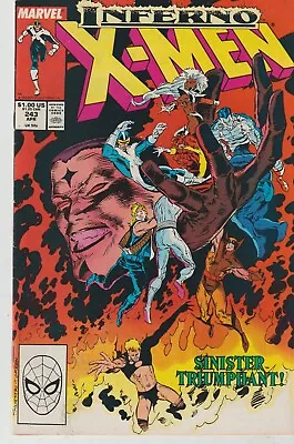 Buy Marvel Comics X-men #243 (1989) 1st Print Vf • 2.95£