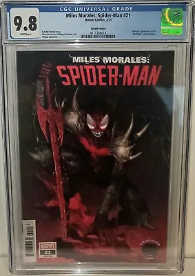 Buy Miles Morales Spider-man #21 Cgc 9.8 Inhyuk Lee Knull Variant! Spider-gwen! Mcu! • 63.21£