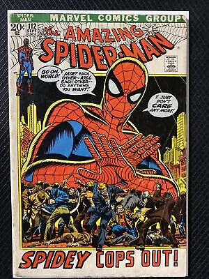 Buy Amazing Spider-Man #112 Sept 1972 Spidey Quits - Doc Ock Appearance-John Romita • 19.74£