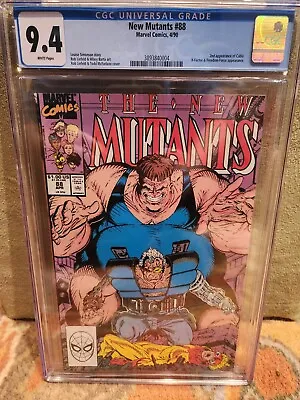 Buy New Mutants #88 CGC 9.4 2nd App Cable, Todd McFarlane Key Marvel  • 39.97£