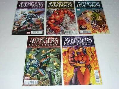 Buy Avengers #13 #14 #15 #16 #17 - Marvel 2011 - 5 Comic Run - Fear Itself • 4.40£