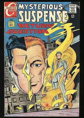 Buy Mysterious Suspense (1968) #1 VF- 7.5 Steve Ditko Cover And Art! The Question! • 77.28£