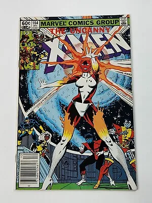 Buy Uncanny X-Men 164 NEWSSTAND 1st Appearance Of Ms. Marvel As Binary Bronze 1982 • 39.52£
