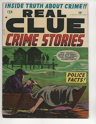Buy Real Clue Crime Stories Vol 7 #12 Fn Fine Golden Age Comic Hillman 1953  • 159.90£