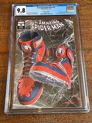 Buy Amazing Spider-man 75 Cgc 9.8 Mike Mayhew Sneaker-head Trade Variant-a Red Hot! • 79.44£