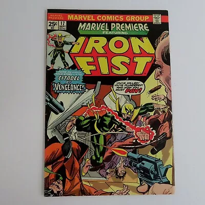 Buy Marvel Premiere 17 (1974) Iron Fist KEY Marvel M • 23.29£