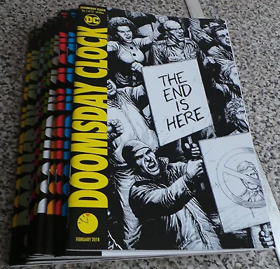 Buy Doomsday Clock DC Full Set 1-12 Geoff Johns Gary Frank Watchmen Batman Superman • 50£