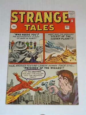 Buy Strange Tales #102 Vg/fn (5.0) Marvel Comics November 1962 Kirby Ditko (sa)** • 229.99£