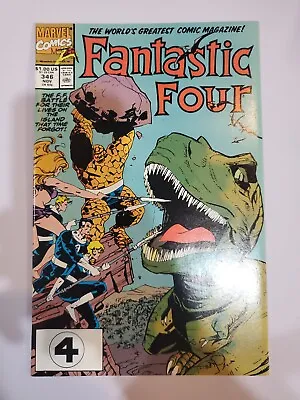 Buy Fantastic Four #346 Marvel Comics 1990 First Cameo Time Variance VF+/NM- • 7.88£