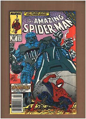 Buy Amazing Spider-man #329 Newsstand Marvel Comics 1990 Tri-Sentinel VF+ 8.5 • 4.29£
