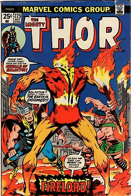 Buy THOR #225 - First Firelord  (Marvel, 1974, FN) No Stamp • 46.79£