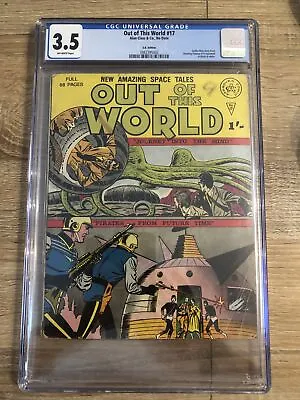 Buy CGC 3.5 Out Of This World #17 - Reprints Amazing Fantasy #15 -1st App Spider-Man • 1,997.97£