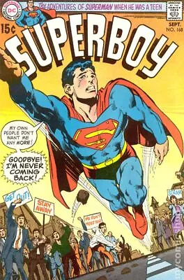 Buy Superboy #168 VG- 3.5 1970 Stock Image Low Grade • 5.92£