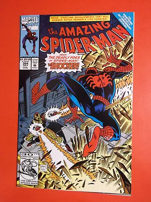 Buy The Amazing Spider-man # 364 - Nm- 9.2 - 1992 Shocker Appearance - Mark Bagley • 7.87£