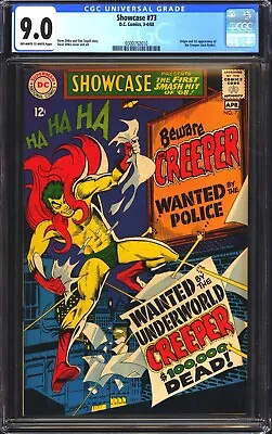 Buy Showcase #73 CGC 9.0 VF/NM OW/WP 1st APP The Creeper DC Comics 1968 • 314.95£