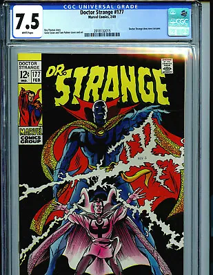 Buy Doctor Strange  #177 CGC 7.5 1969 Marvel New Costume  Amricons K30 • 237.08£