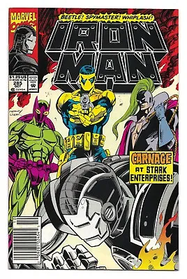 Buy Iron Man #285 (Vol 1) : NM- :  Ashes To Ashes  : Spymaster, Blacklash, Beetle • 3.25£
