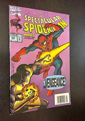 Buy SPECTACULAR SPIDER-MAN #212 (Marvel Comics 1994) -- NEWSSTAND Variant -- FN • 5.37£