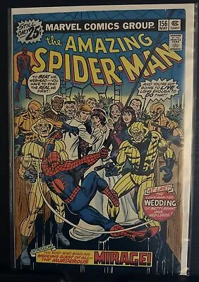 Buy AMAZING SPIDER-MAN #156 (1976) Great Condition 1ST APP OF MIRAGE MARVEL VF/VF+ • 15.83£