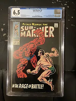 Buy SUB-MARINER #8 CGC 6.5 White Pages 1st. S.a. BETTY DEAN • 175£