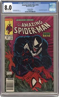 Buy Amazing Spider-Man #316N CGC 8.0 Newsstand 1989 4269606005 • 165.35£