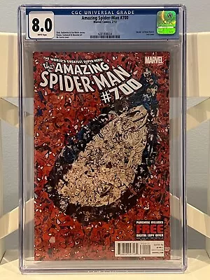 Buy Amazing Spider-Man (1998 2nd Series) #700 Cover A CGC 8.0 Death Key 2013 • 31.53£