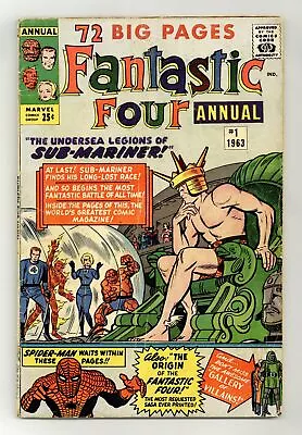 Buy Fantastic Four Annual #1 GD+ 2.5 1963 • 161.29£
