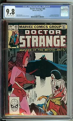 Buy Doctor Strange #60 CGC 9.8 Marvel Comic 1983 Dracula Scarlet Witch • 130.61£