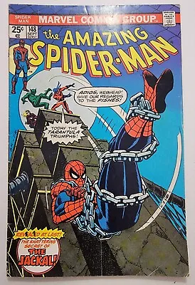 Buy Amazing Spider-Man 148 FN Tarantula, Jackal App 1975 Len Wein Vintage Bronze Age • 23.69£