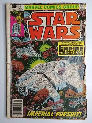 Buy Marvel Comics Star Wars #41 1st Appearance Yoda; The Empire Strikes Back VG 4.0 • 12.06£