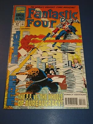 Buy Fantastic Four Annual #27 1st Time Variance Authority Hot Key NM- Beauty Wow  • 14.86£