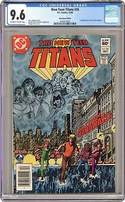 Buy New Teen Titans #26N CGC 9.6 Newsstand 1982 4360674002 • 71.16£