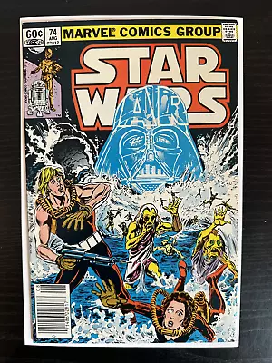 Buy Star Wars #74 Newsstand VF+ 1983 Marvel Comics • 4.01£