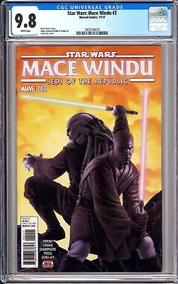 Buy Star Wars: Mace Windu #2 CGC 9.8 3933726013 Jedi Of The Republic • 95.59£