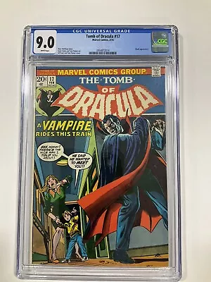 Buy Tomb Of Dracula 17 Cgc 9.0 White Pages Marvel 1974 • 116.50£