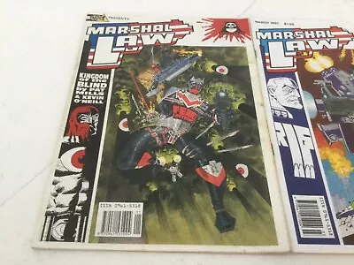 Buy Toxic Presents Marshall Law 1 Kingdom Of The Blind/2 Takes Manhatten Comic VF/NM • 7£