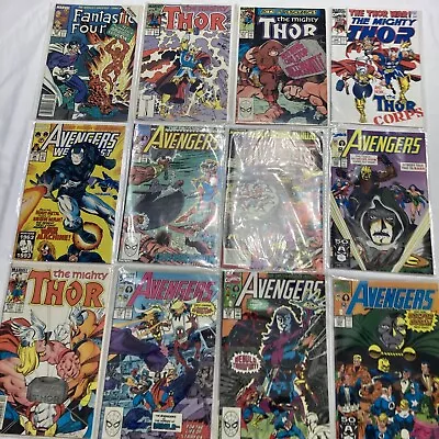 Buy Comic Book Bundle Avengers West Coast 94 The Mighty Thor Fantastic Four • 56.76£