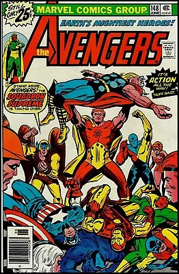 Buy Avengers (1963 Series) #148 FN+ Condition • Marvel Comics • June 1976 • 5.59£