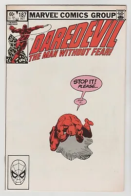 Buy Daredevil #187  (  Vf+   8.5  )  187th Issue  Frank  Miller  New Black Widow • 8.05£